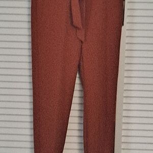 Soho Terracotta Tie-Waist Pants